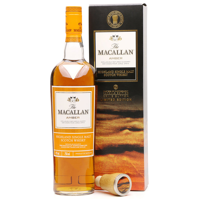 Macallan Amber Ernie Button Speyside Single Malt Scotch Whisky
