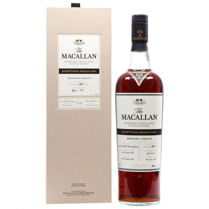 Macallan Exceptional Cask 2018/ASH
