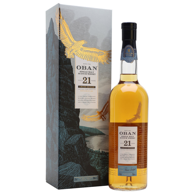 Oban 21yo 2018 Release Highlands Single Malt Scotch Whisky