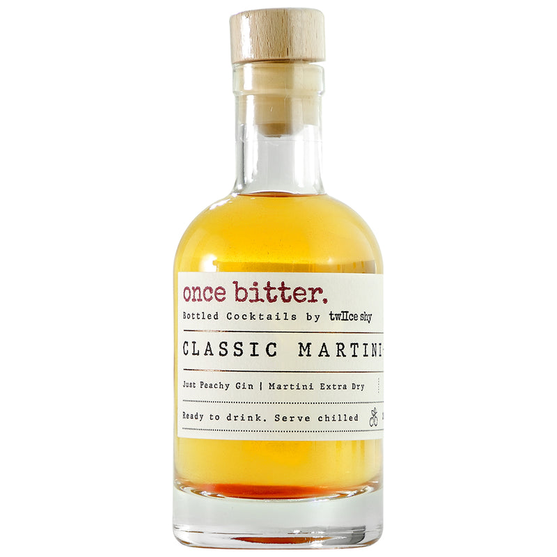 Once Bitter Classic Martini Cocktail