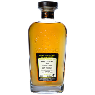 Rare Ayrshire 37yo 1975 Signatory Scotch Single Malt Whisky