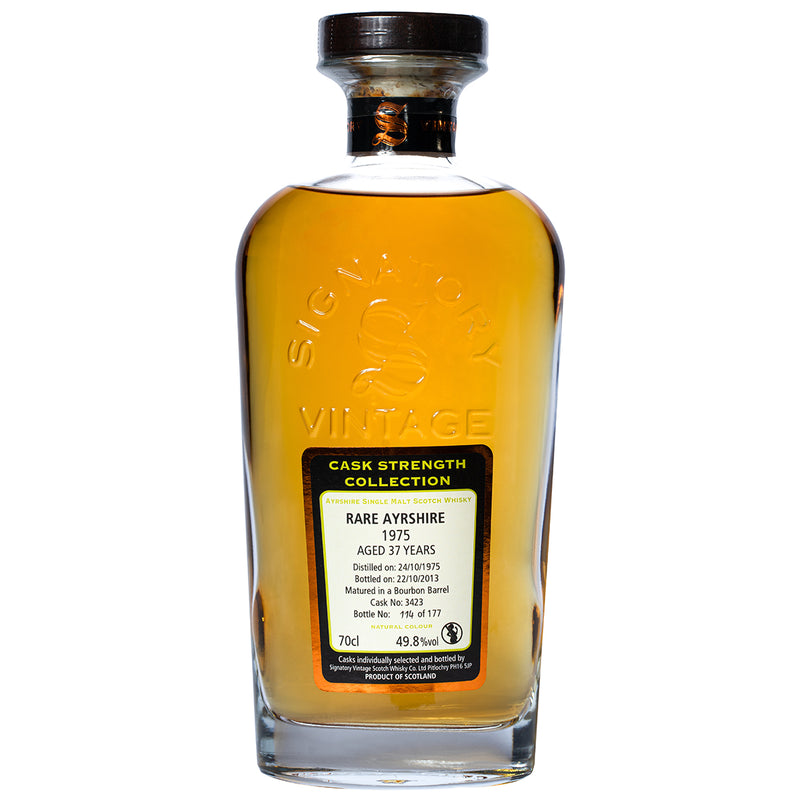 Rare Ayrshire 37yo 1975 Signatory Scotch Single Malt Whisky