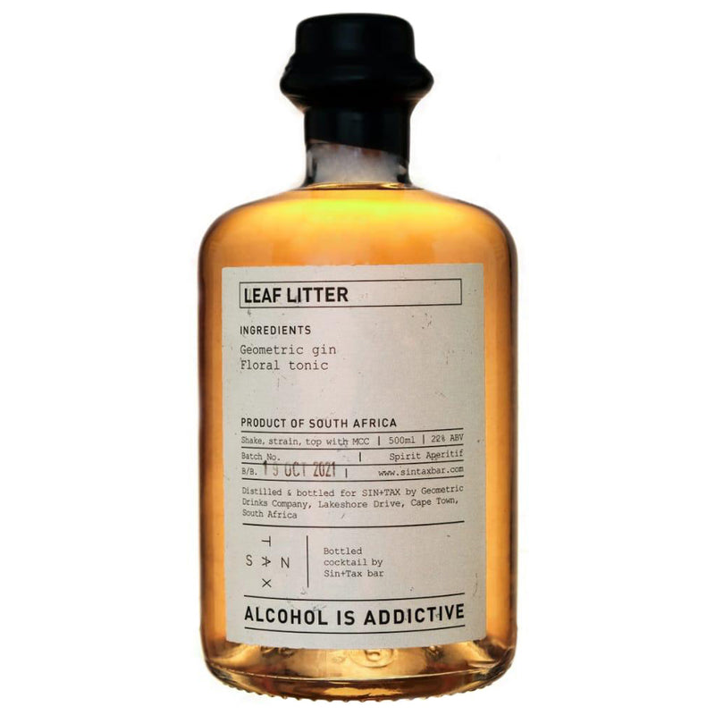 Sin+Tax Leaf Litter Cocktail