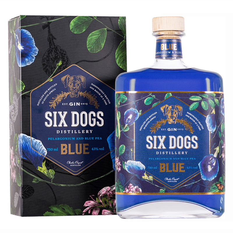 Six Dogs Blue Gin
