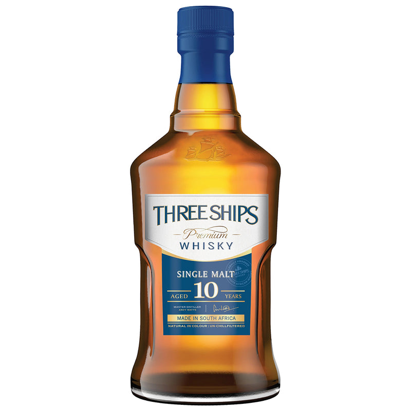 Three Ships 10yo Non Vintage Single Malt South African Whisky 