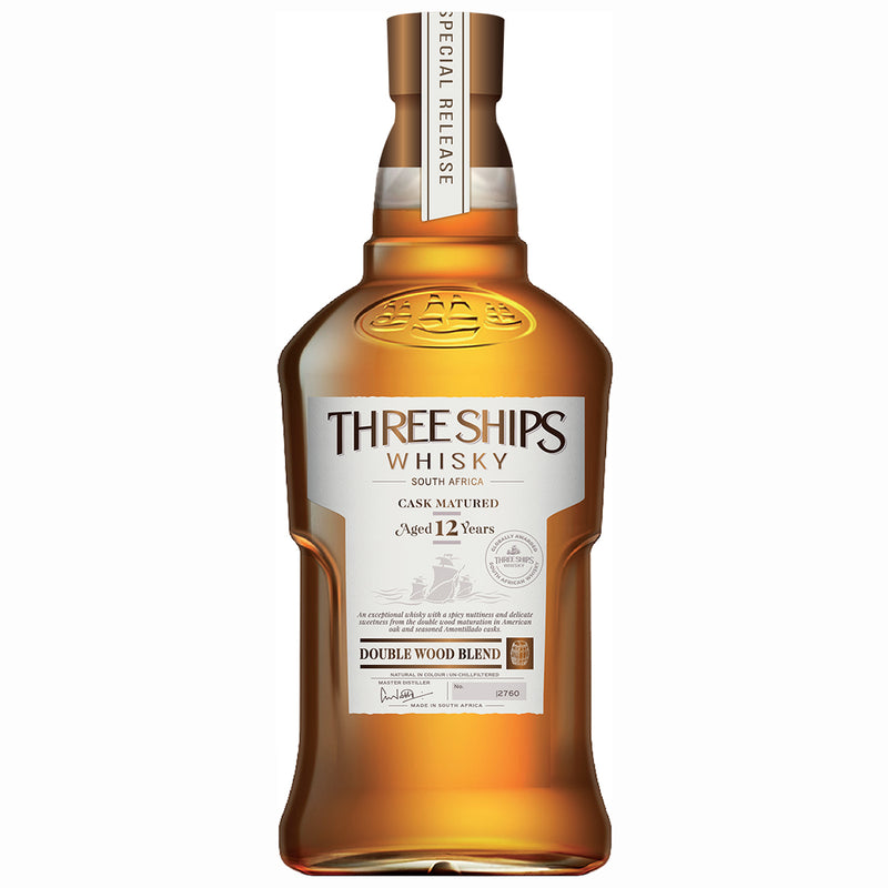 Three Ships 12 Year Old Double Wood South African Whisky