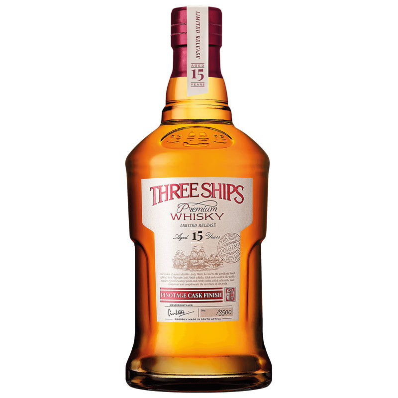 Three Ships 15yo Pinotage Cask Finish South African Whisky