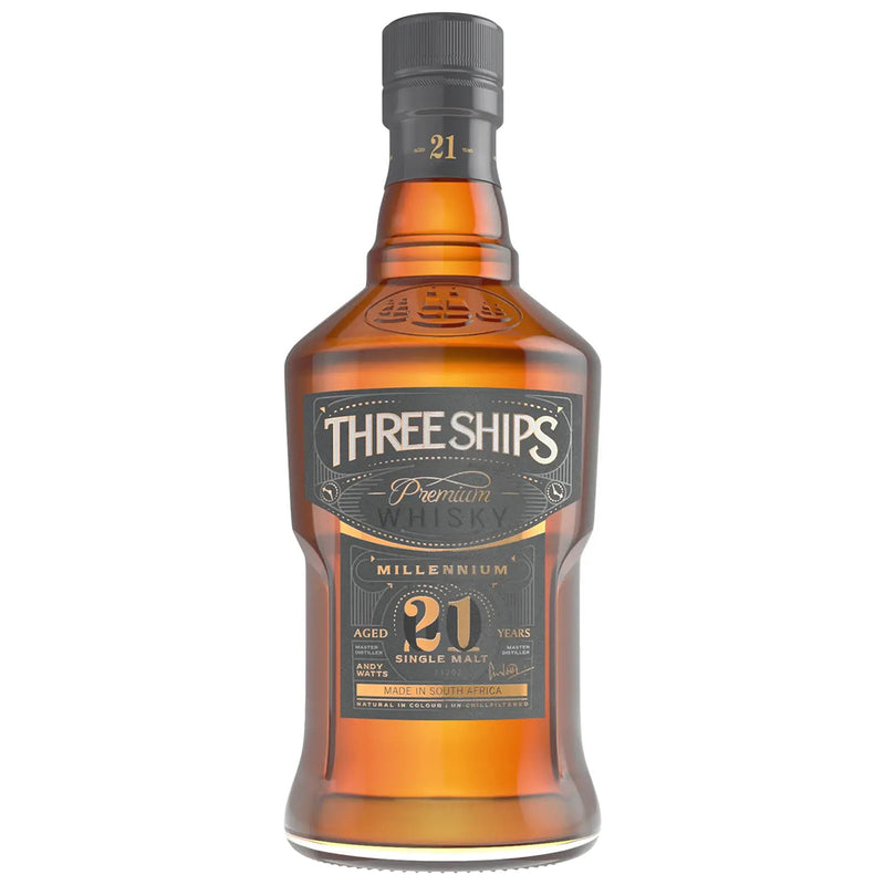 Three Ships 21 Year Old Millenium South African Whisky
