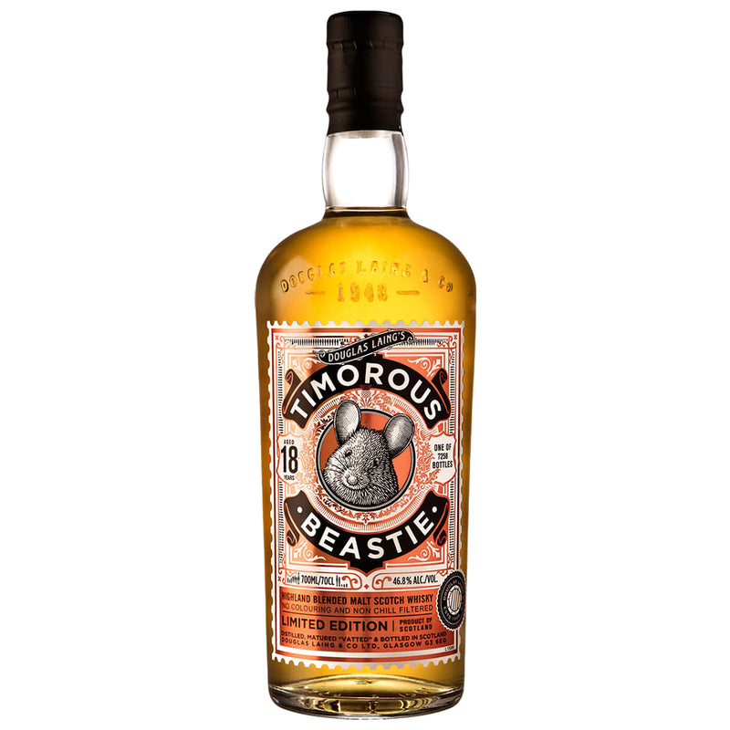 Timorous Beastie 18yo Highlands Blended Malt Scotch Whisky