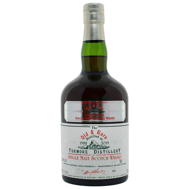 Tormore 31yo Old and Rare Speyside Single Malt Scotch Whisky