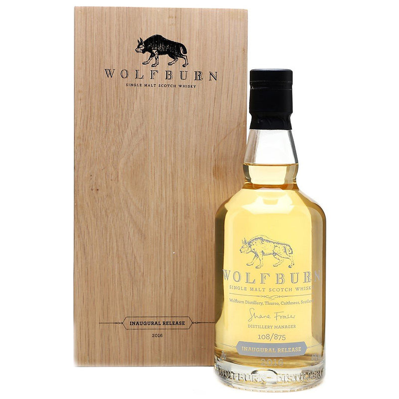 Wolfburn Inaugural Release Highland Scotch Single Malt